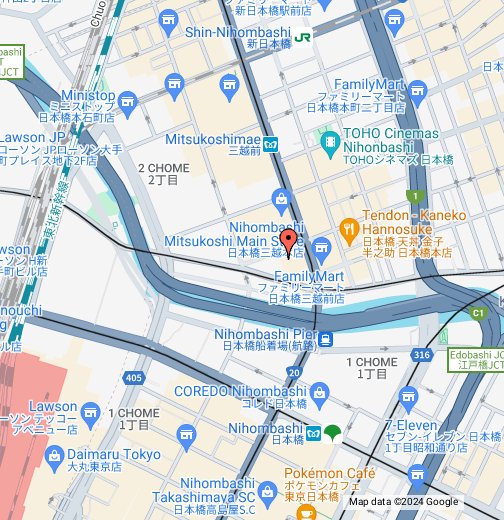 Nihonbashi Mitsukosi Main Store Google My Maps