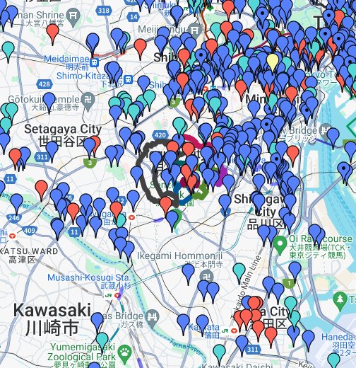 タモリ倶楽部 ロケ地 - Google マイマップ